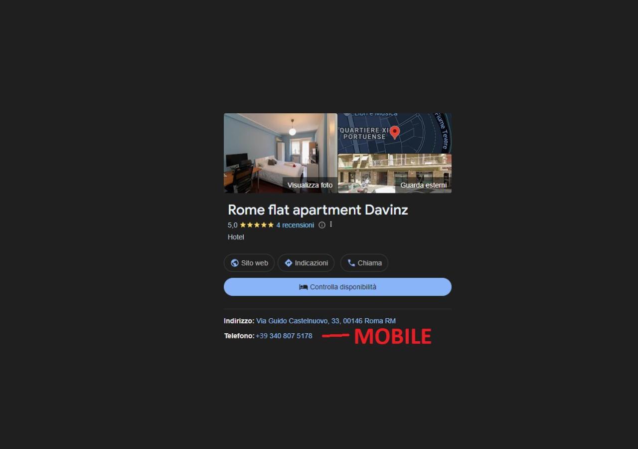 Rome Flat Apartment Davinz Exterior photo
